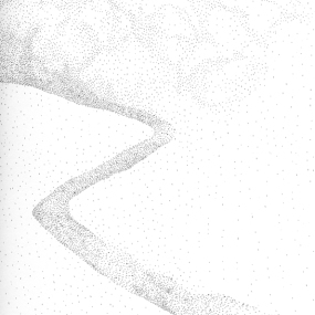 bplp 06, pointe tubulaire sur papier, carnet 21 x 15 cm.